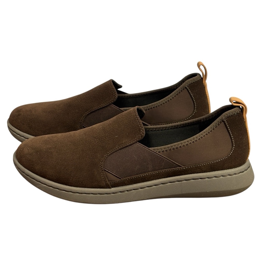 Clarks Cloudsteppers Brown Step Move Jump Slip On… - image 6